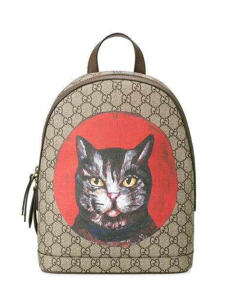 gucci backpack cat|gucci gg mystic cat tote.